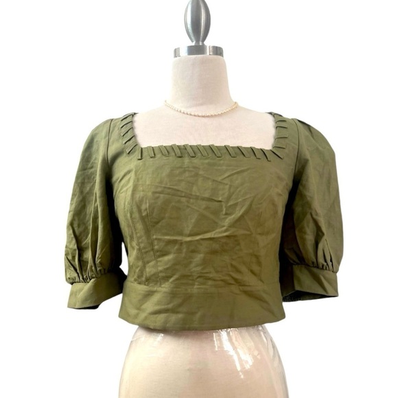 Ted Baker  London Whipstitch Detail Crop Top - Picture 5 of 6